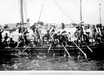 Arab Pearl Divers Persian Gulf