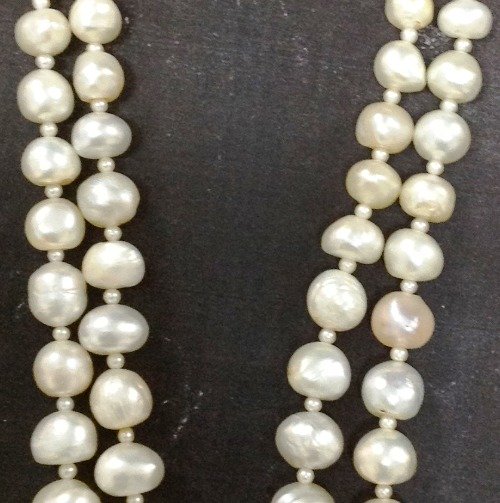 antique natural pearl necklace