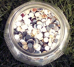 button blanks from Muscatine, Iowa, former button blanks from Muscatine, Iowa, former