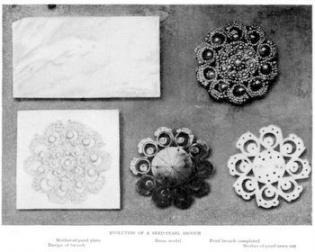 Development of Seed Pearl Brooch