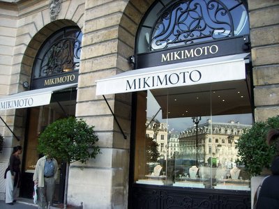 Mikimoto Storefront Paris Mikimoto Storefront Paris