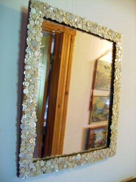 Mother of Pearl Mirror