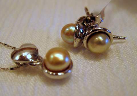 Natural Pearl Jewelry Set Natural Pearl Jewelry Set