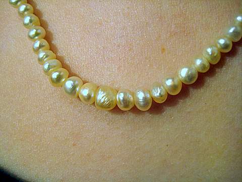 Natural Persian Gulf Pearl Necklace Natural Persian Gulf Pearl Necklace