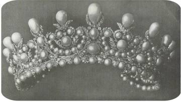 Pearl Diadem of French Crown Jewels Pearl Diadem of French Crown Jewels
