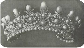 Empress Eugenie of France Pearl Tiara