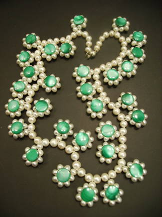 Pearl Emerald Necklace