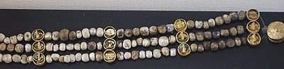 Section of Ancient Pearl Necklace found by de Morgan