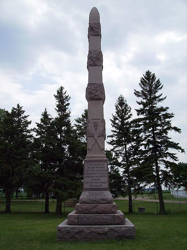 Sioux Uprising Monument Wood Lake