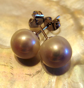 White Pearl Earrings