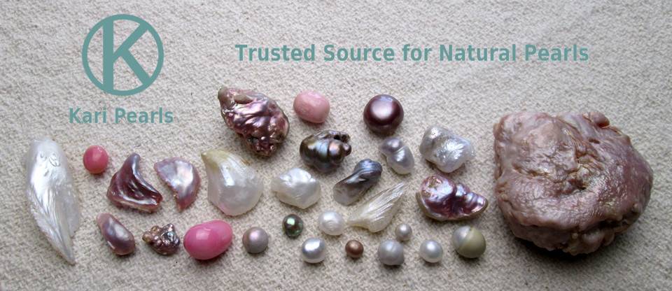 Natural scallop pearls for sale